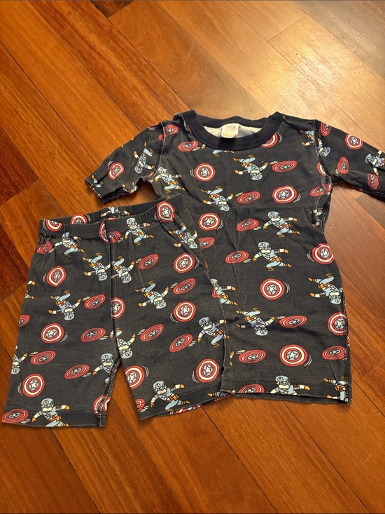 Tea Collection Other - Kids Navy Captain Shield Pajama Set
